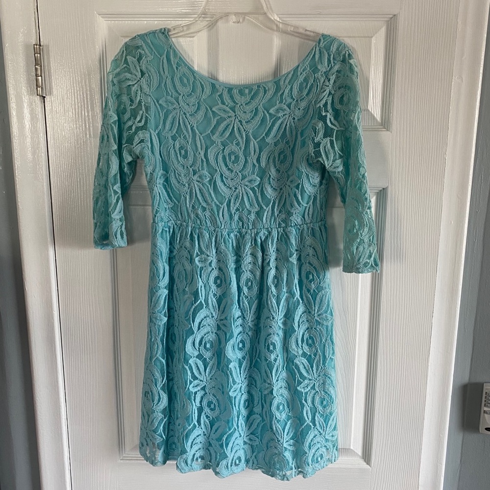 Real Floral Lace Dress